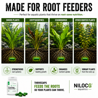 ThriveCaps Aquarium Plant Root Fertilizer Capsules