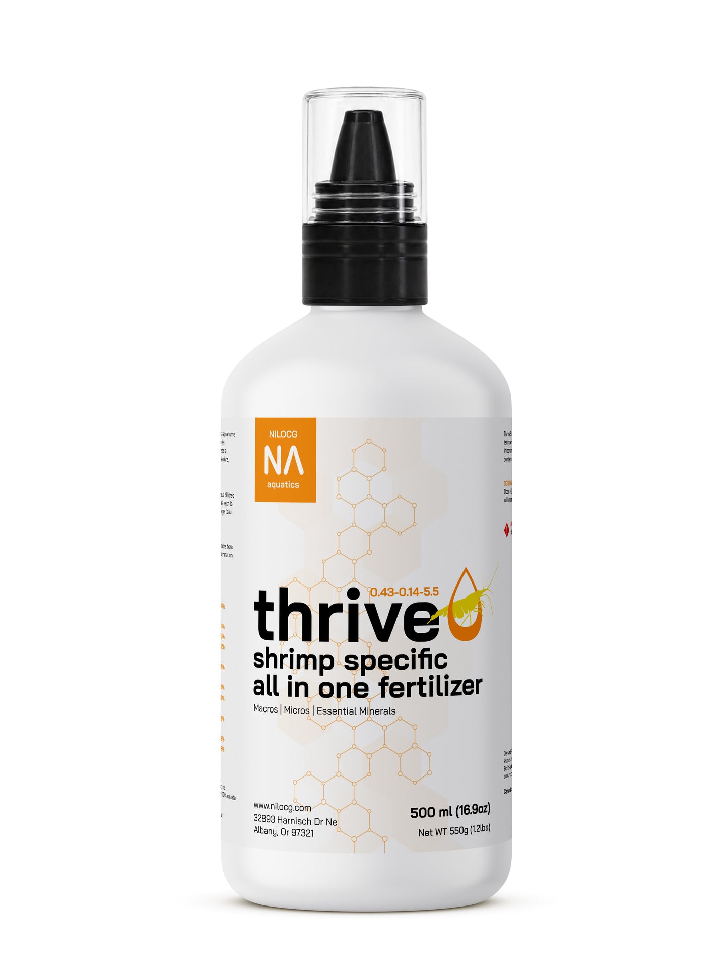 NA Thrive S All-in-One Shrimp Specific Liquid Aquarium Plant Fertilizer