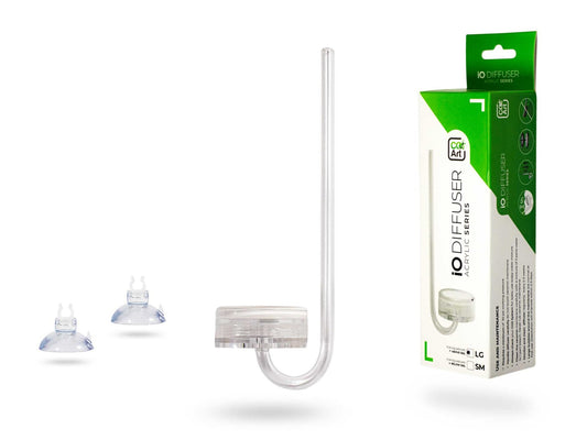 CO2Art NEW IO DIFFUSER – ACRYLIC SERIES – IN-TANK CO2 DIFFUSER