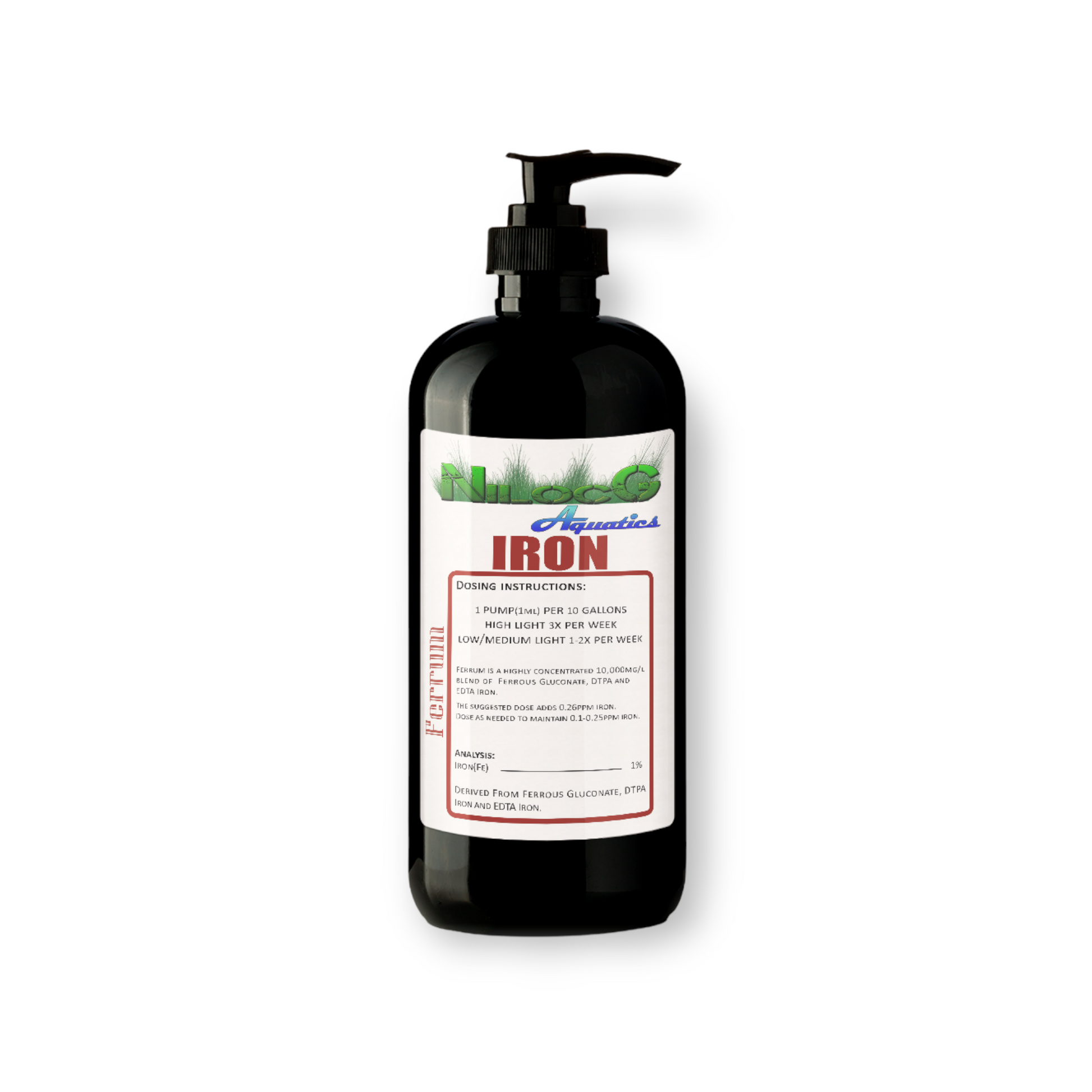 fertilizer with iron for plants NA Iron (Fe) Liquid Aquarium Plant Fertilizer 500mL (16.9 Ounces)